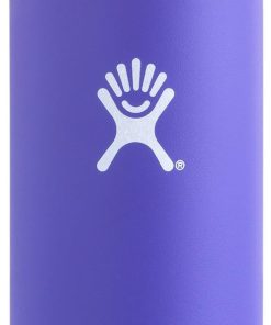 Hydro Flask 12 oz Travel Coffee Flask | Stainless Steel & Vacuum Insulated | Wide Mouth with Hydro Flip Cap | Plum