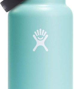 (Hydro Flask) Hydration 32oz Wide Mouth Flex Straw Dew