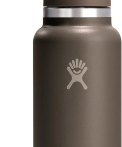 Hydro Flask Water Bottle - Insulated Stainless Steel - Wide Mouth Flex Chug Lid, Non Spill, Leakproof in 32 Oz Sandpiper