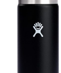 Hydro Flask Water Bottle - Insulated Stainless Steel - Wide Mouth Flex Lid, Non Spill, Leakproof and Refillable in 20 Oz
