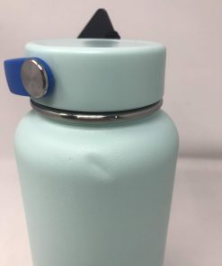 Hydro Flask 32 oz Water Bottle - Stainless Steel & Vacuum Insulated - Wide Mouth with Leak Proof Flex Cap - Limited Edition Colors (Aquamarine)