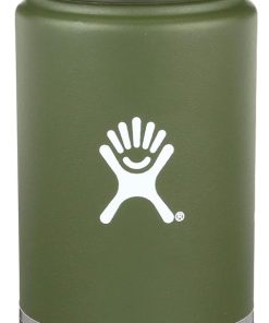HYDRO FLASK Wide Mouth W Flex Cap Olive 18 Ounce, 1 EA