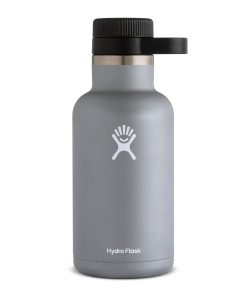 Hydro Flask Beer Growler - Stainless Steel & Vacuum Insulated - Easy-Carry Handle - 64 oz, Graphite