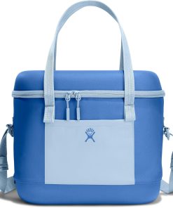 Hydro Flask Cooler Bag - Insulated Portable Soft Cooler - 20 L Capacity in Cascade and Surf Blue
